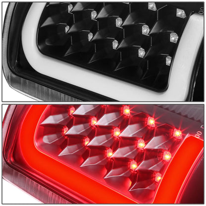00-06 Chevy Tahoe Suburban GMC Yukon C-Bar 3D U-Halo LED Tail Lights