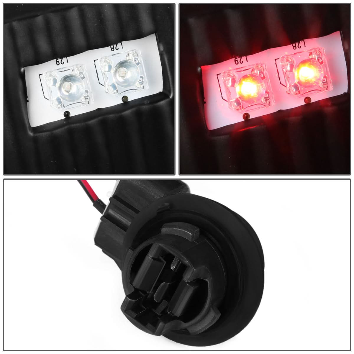 00-06 Chevy Tahoe Suburban GMC Yukon C-Bar 3D U-Halo LED Tail Lights
