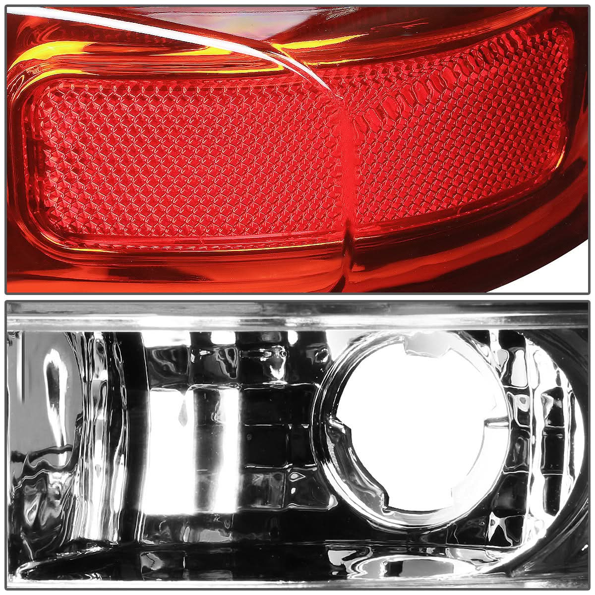 00-06 Chevy Tahoe Suburban GMC Yukon C-Bar 3D U-Halo LED Tail Lights