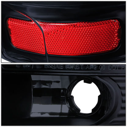2000-2006 Chevy Tahoe Suburban GMC Yukon LED Tail Lights Black Smoke