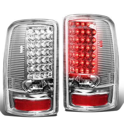 2000-2006 Chevy Tahoe Suburban GMC Yukon LED Tail Lights Chrome