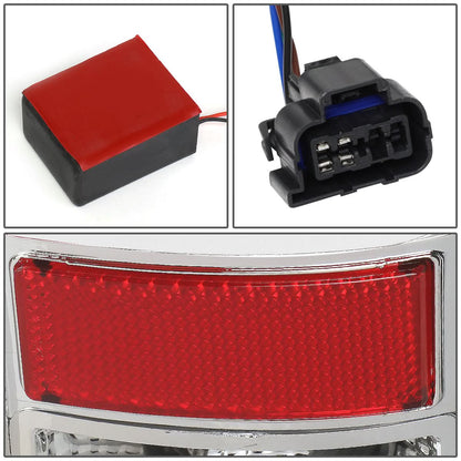 07-14 GMC Sierra 1500/2500HD/3500HD 3D LED Tail Lights Chrome/Clear