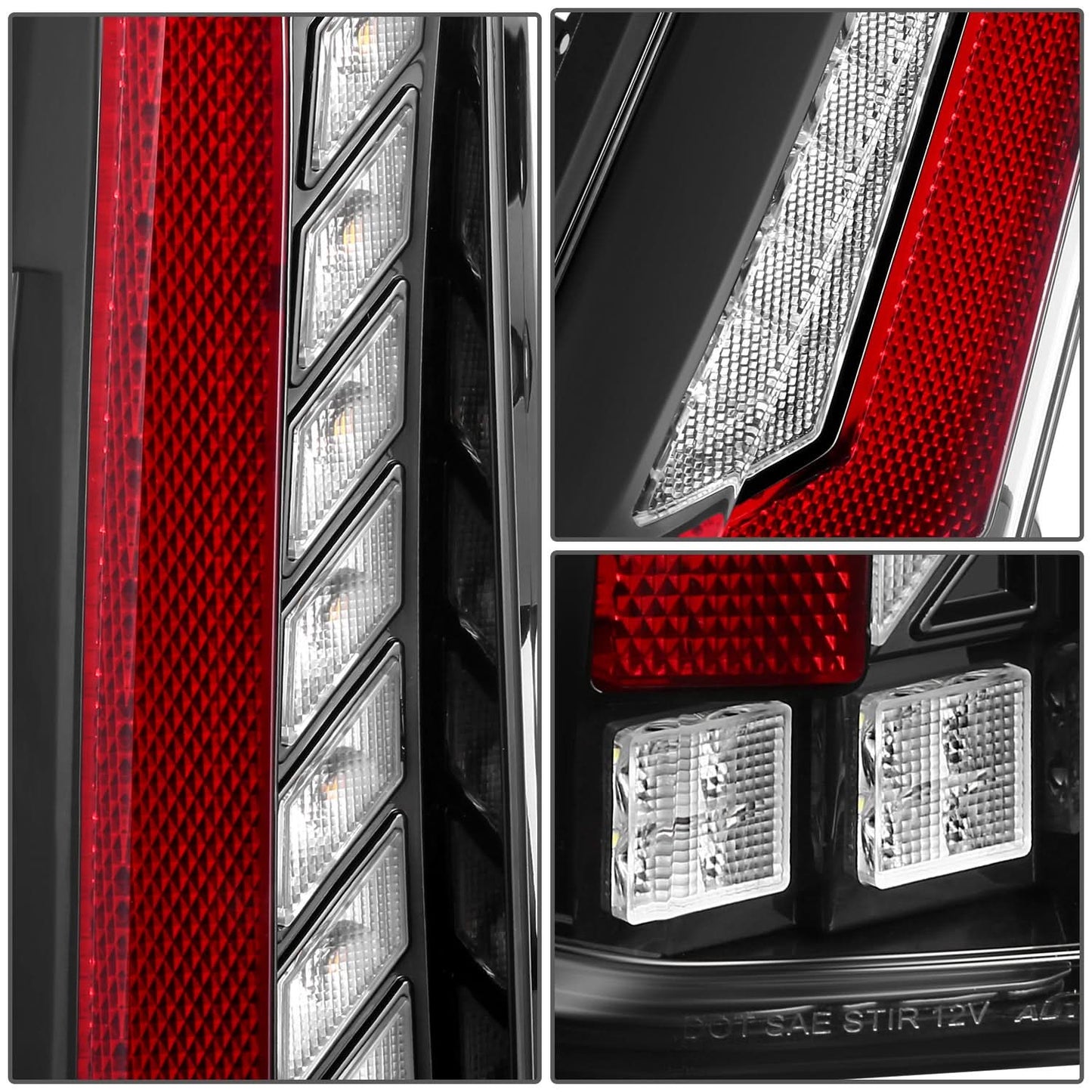 2007-2014 Chevrolet Tahoe / GMC Yukon Full LED Tail Lights Black