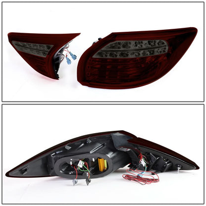 2013-2016 Mazda CX-5 3D LED Tail Lights - Red/Smoke