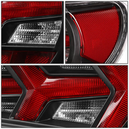 2013-2017 Subaru BRZ / Scion FRS Tail Lights - Black Clear
