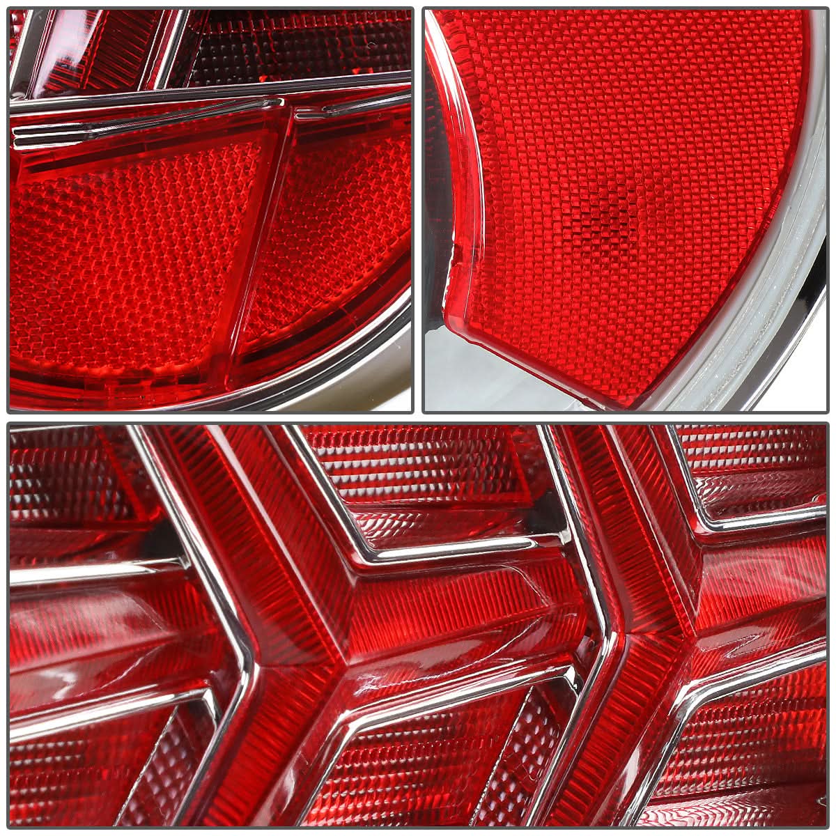 13-17 Subaru BRZ Chrome Housing Clear Lens Tail Lights