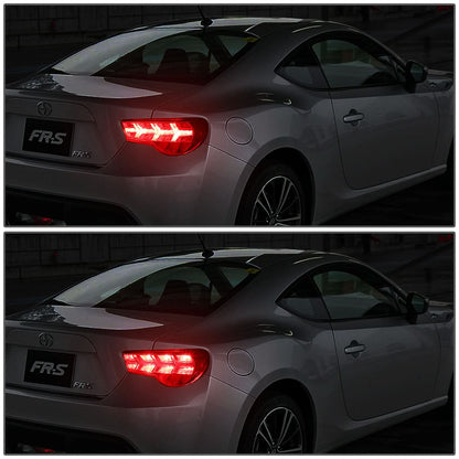 2013-2017 Subaru BRZ Chrome Clear Tail Lights