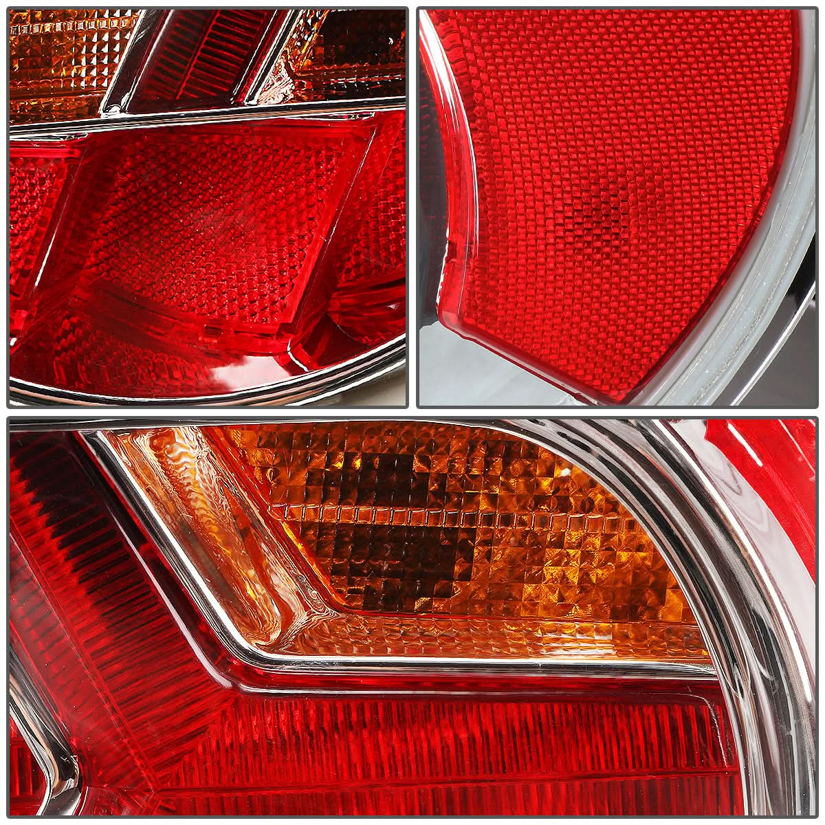 13-17 Subaru BRZ / Scion FRS Tail Lights - Chrome Clear Amber
