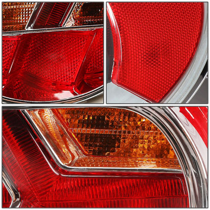 13-17 Subaru BRZ / Scion FRS Tail Lights - Chrome Clear Amber