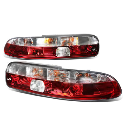 92-00 Lexus SC300 SC400 Red Clear Tail Lights