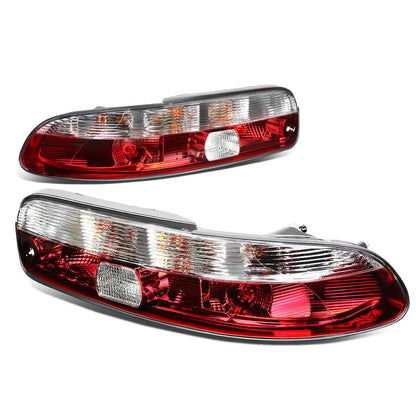 92-00 Lexus SC300 SC400 Red Clear Tail Lights