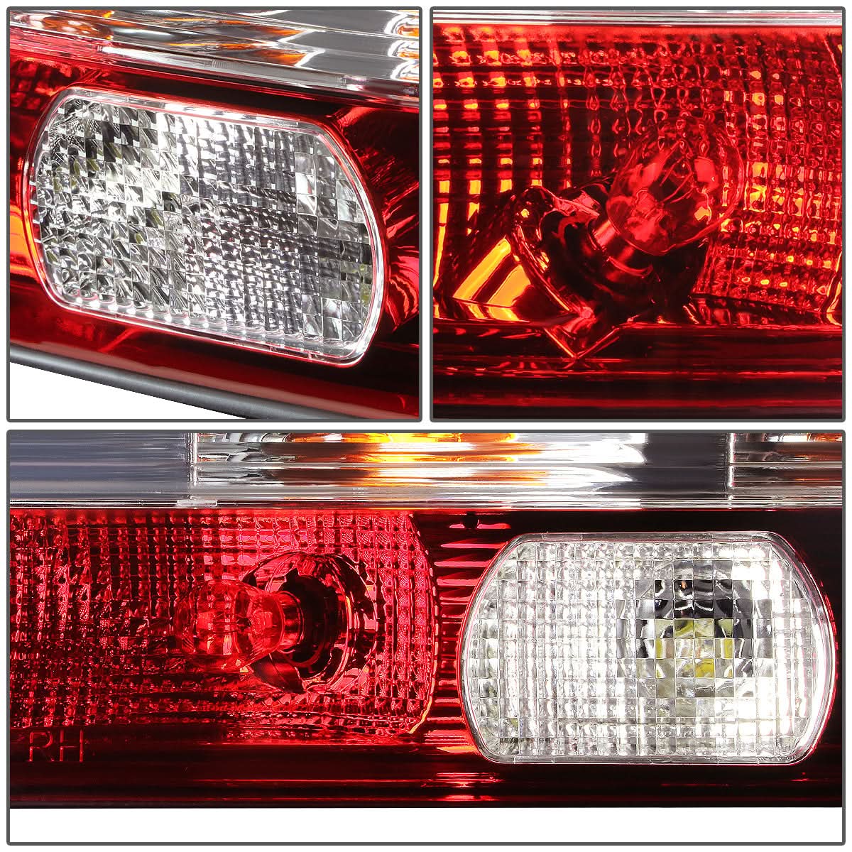 92-00 Lexus SC300 SC400 Red Clear Tail Lights