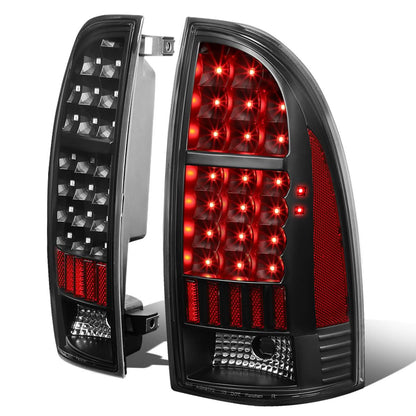 2005-2015 Toyota Tacoma LED Tail Lights - Black/Clear