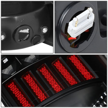 2005-2015 Toyota Tacoma LED Tail Lights - Black/Clear
