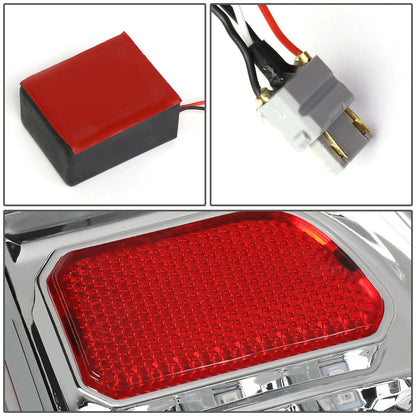 2014-2018 Toyota Tundra Full LED Tail Lights - Chrome/Clear