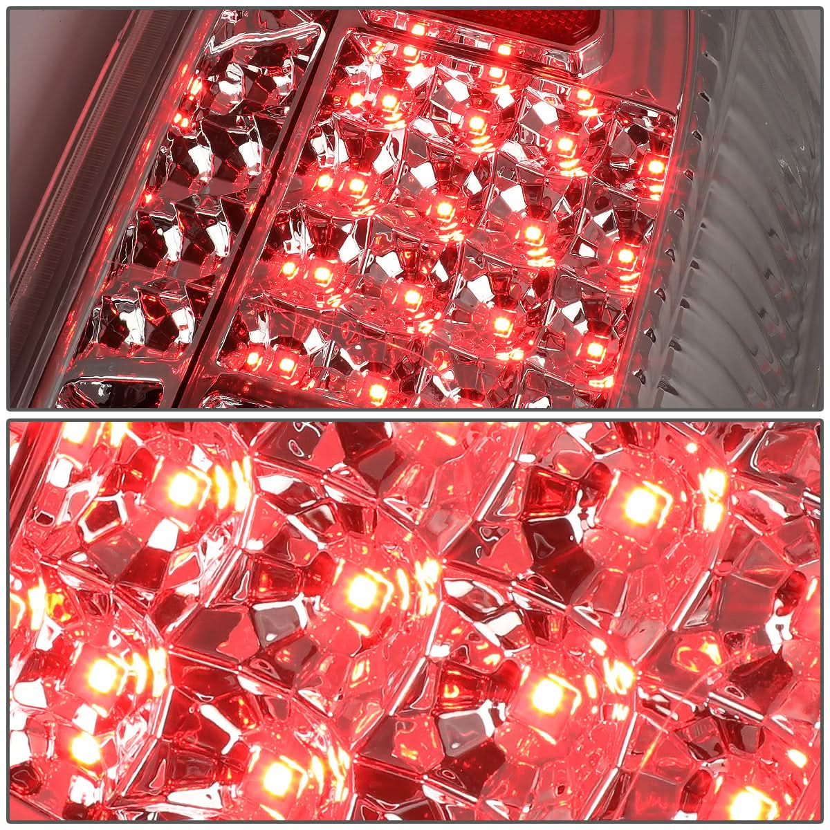 2014-2018 Toyota Tundra Full LED Tail Lights - Chrome/Clear