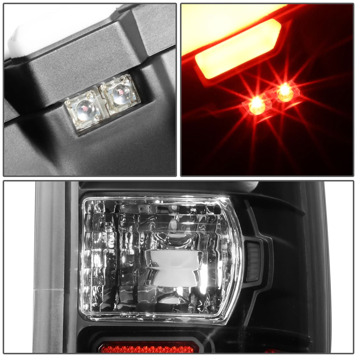 99-03 Chevrolet Silverado Sierra LED Clear Tail Lights