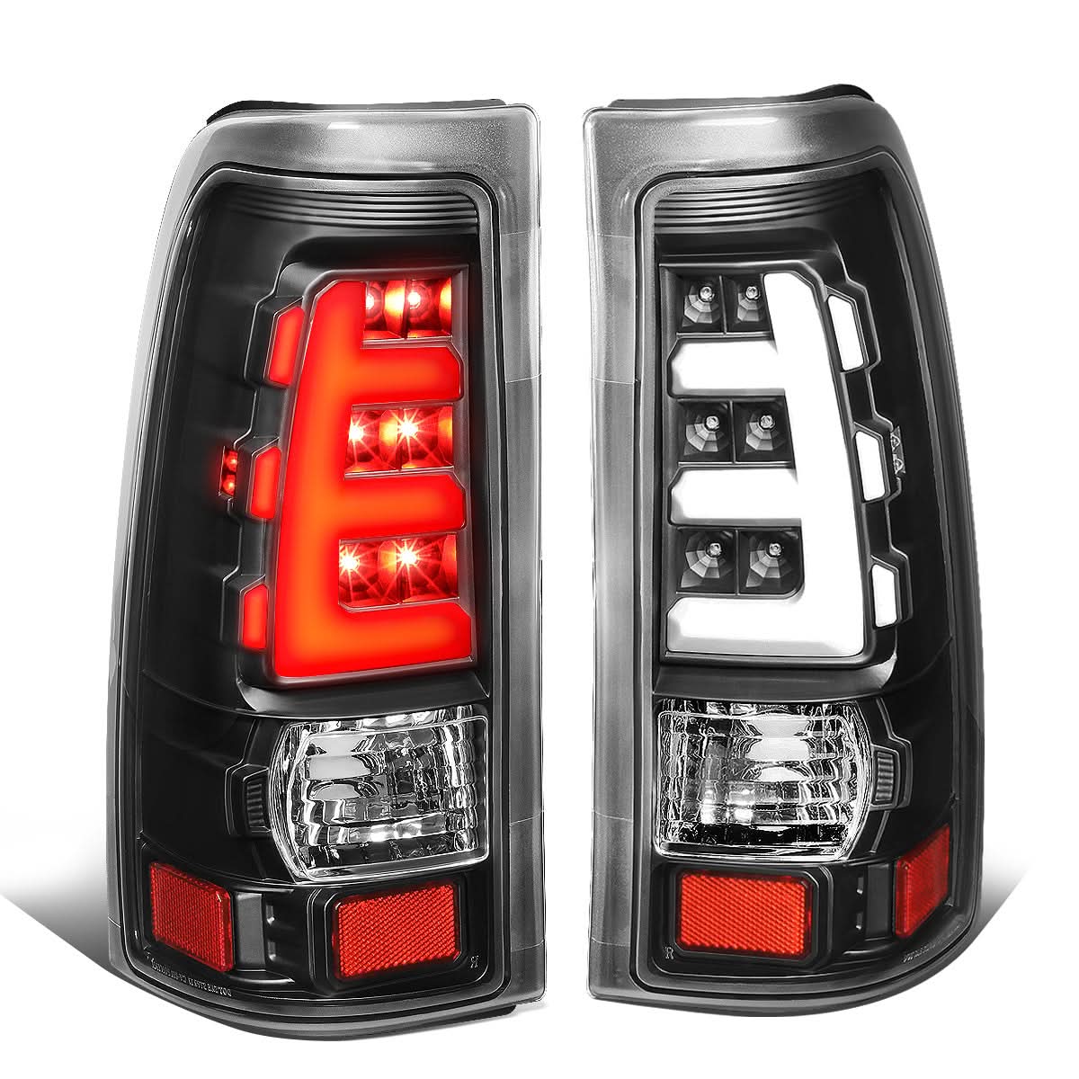 99-03 Chevrolet Silverado Sierra LED Clear Tail Lights