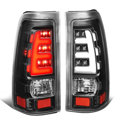99-03 Chevrolet Silverado Sierra LED Clear Tail Lights
