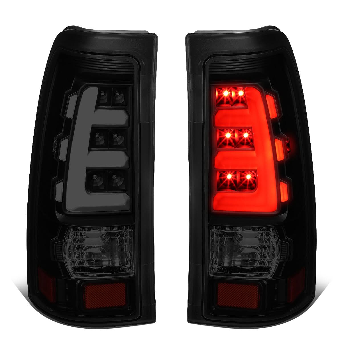 99-03 Chevrolet Silverado Sierra LED Smoke Tail Lights