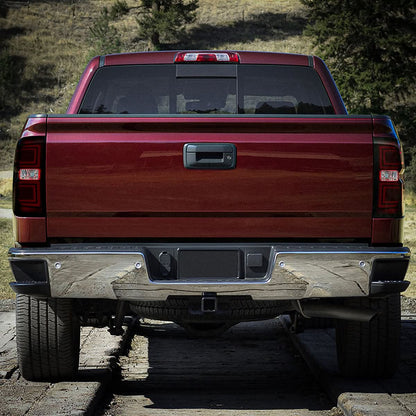 14-19 Chevy Silverado / GMC Sierra Smoked Red Tail Lights