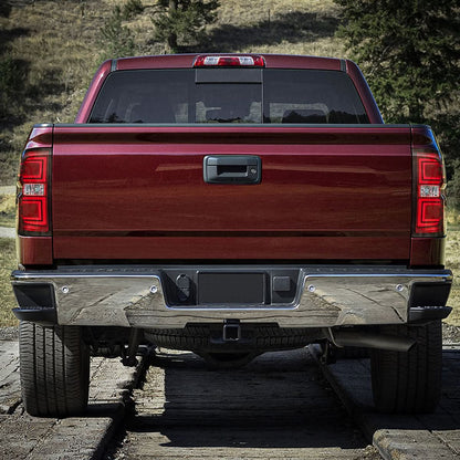 14-19 Chevrolet Silverado / GMC Sierra Dually Red Clear Tail Lights