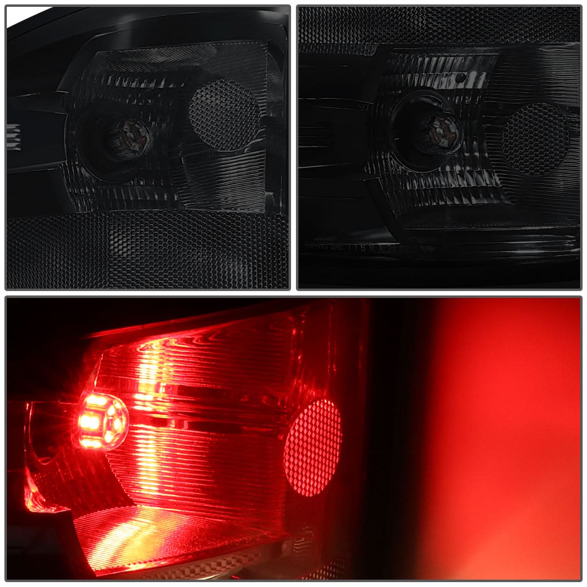 2007-2013 Silverado Black Smoke Tail Lights