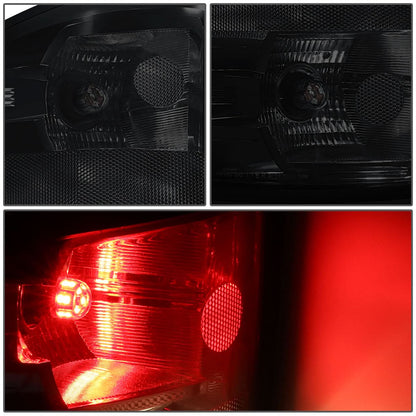 2007-2013 Silverado Black Smoke Tail Lights