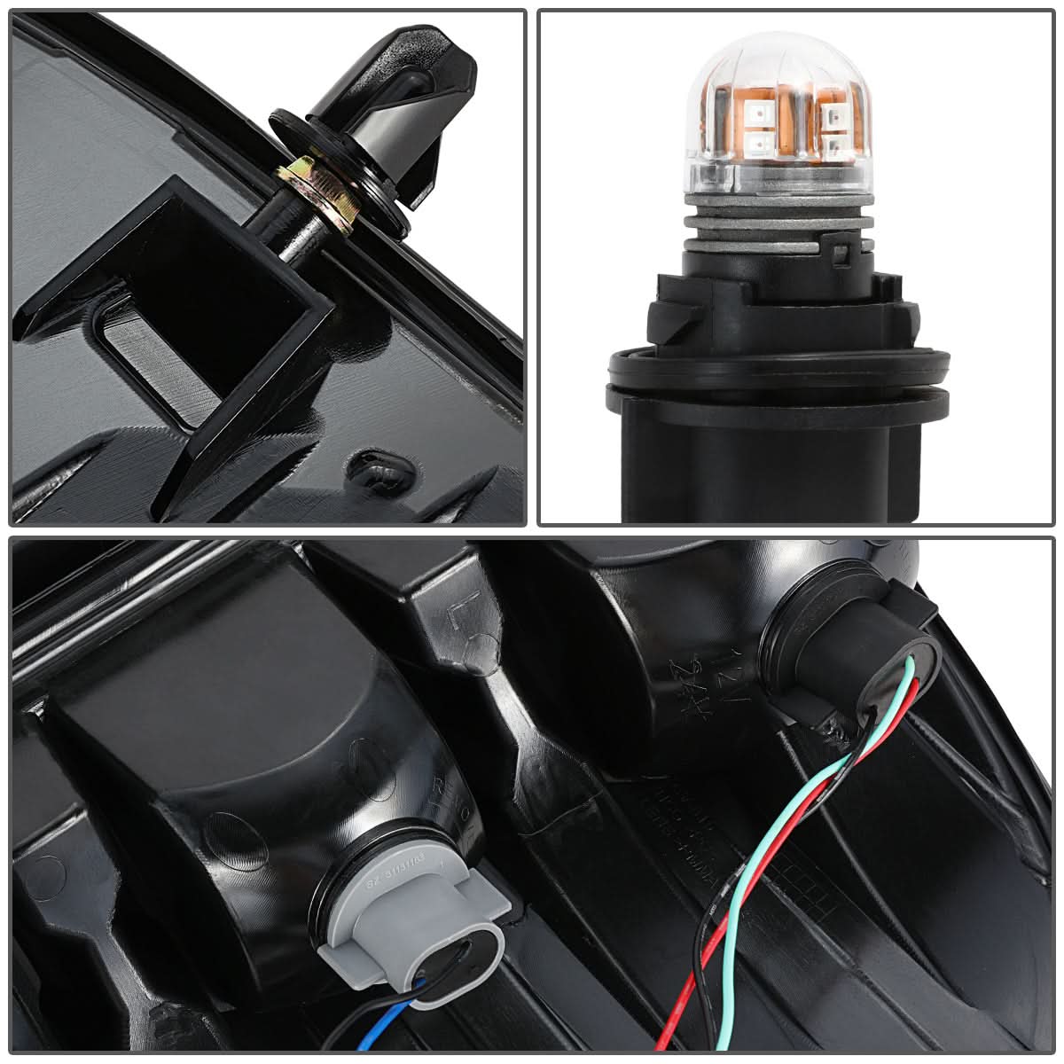 2007-2013 Silverado Black Smoke Tail Lights