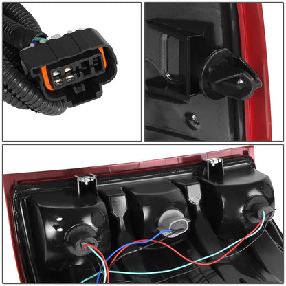 2007-2013 Chevrolet Silverado Red Clear Tail Light - Right Side