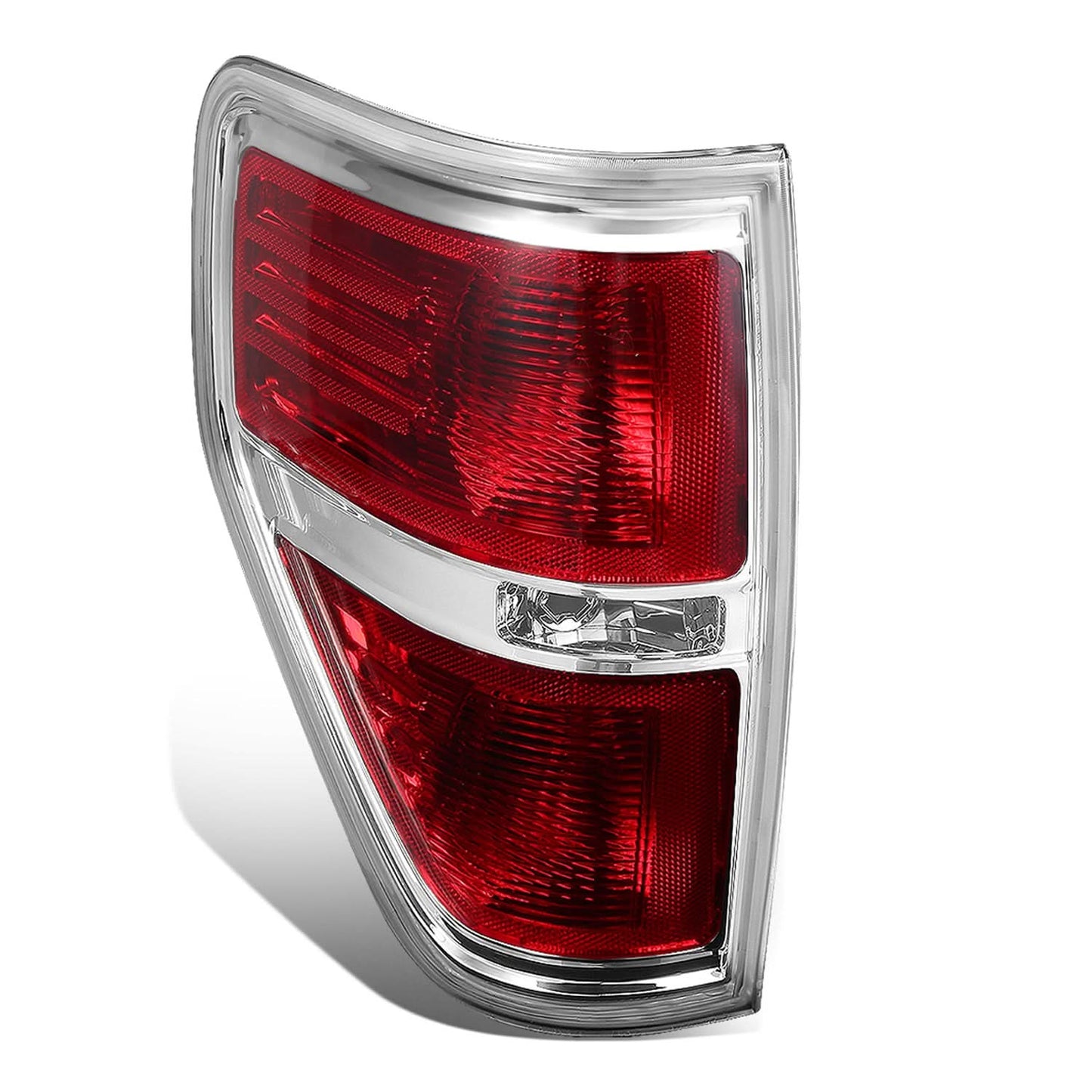 2009-2014 Ford F-150 Right Tail Light - Chrome/Red
