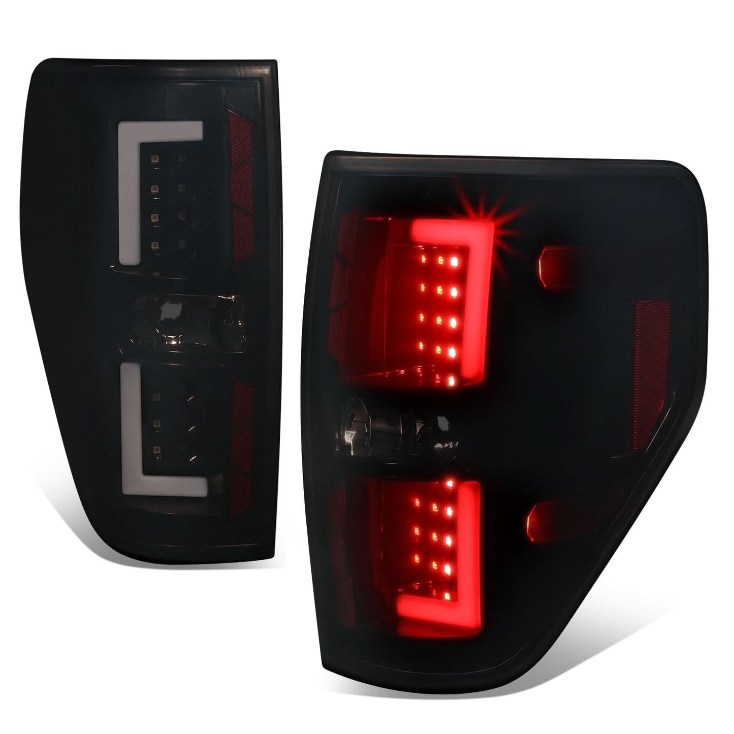 09-14 Ford F-150 LED Smoke Lens Tail Lights