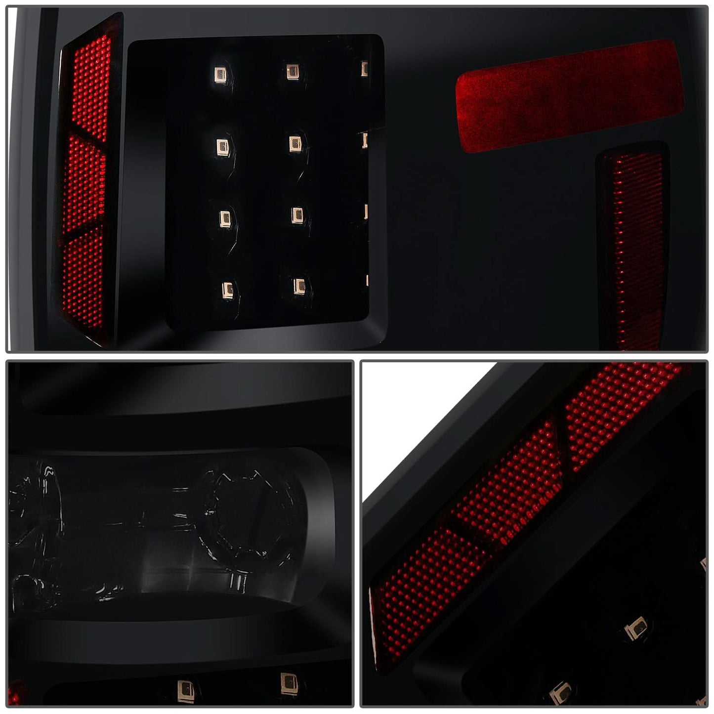 09-14 Ford F-150 LED Tail Lights - Smoke / Red