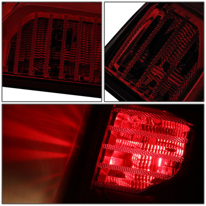 2019-2024 Chevrolet Silverado 1500 LED Dark Red Tail Lights
