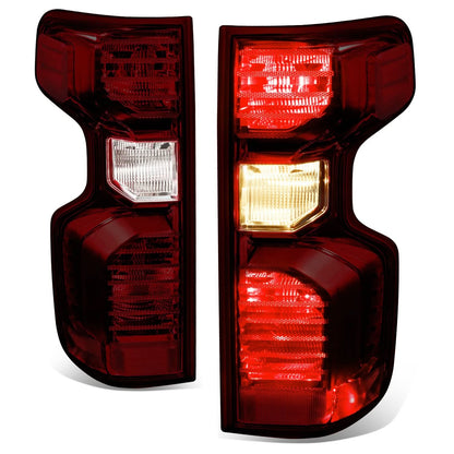 2019-2024 Chevrolet Silverado 1500 LED Dark Red Tail Lights