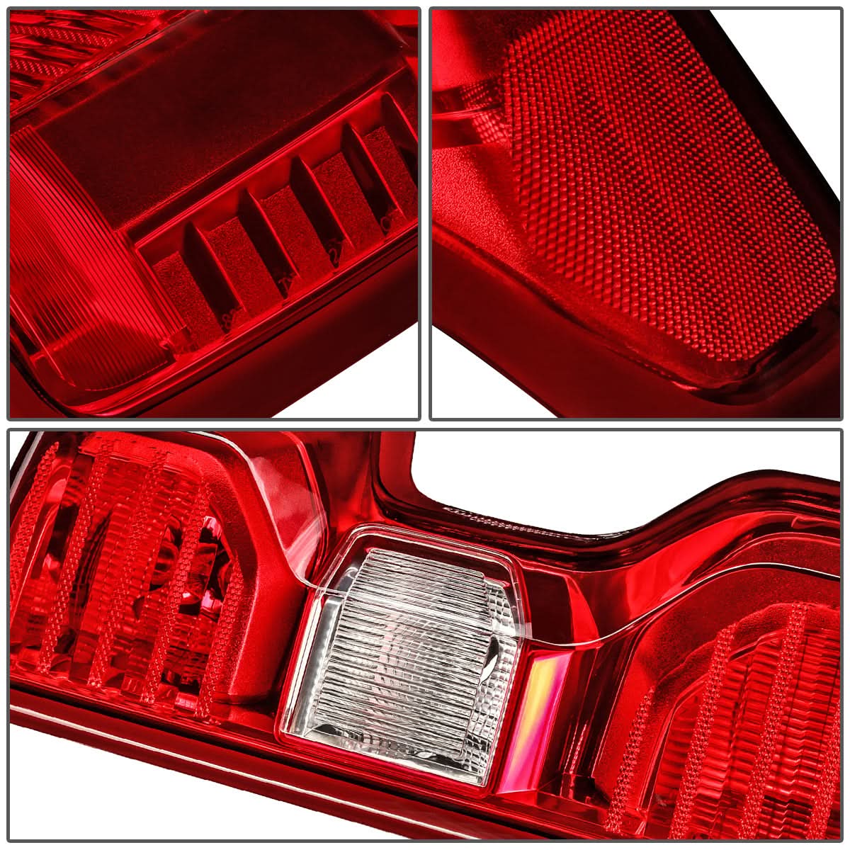 2019-2024 Chevrolet Silverado 1500 LED Tail Lights - Red