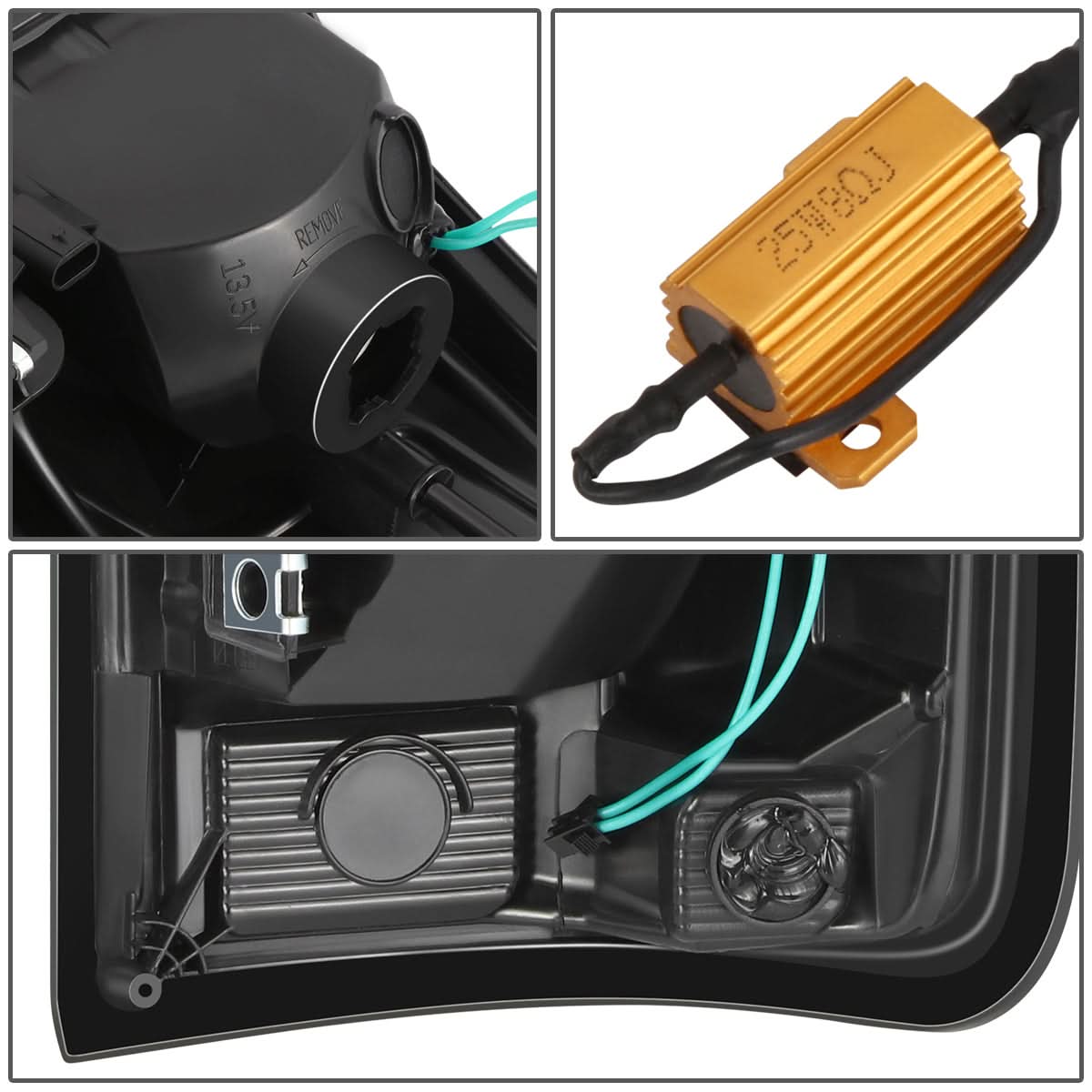 2019-2024 Chevrolet Silverado 1500 LED Smoke Tail Lights