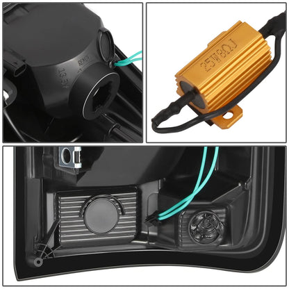 2019-2024 Chevrolet Silverado 1500 LED Smoke Tail Lights