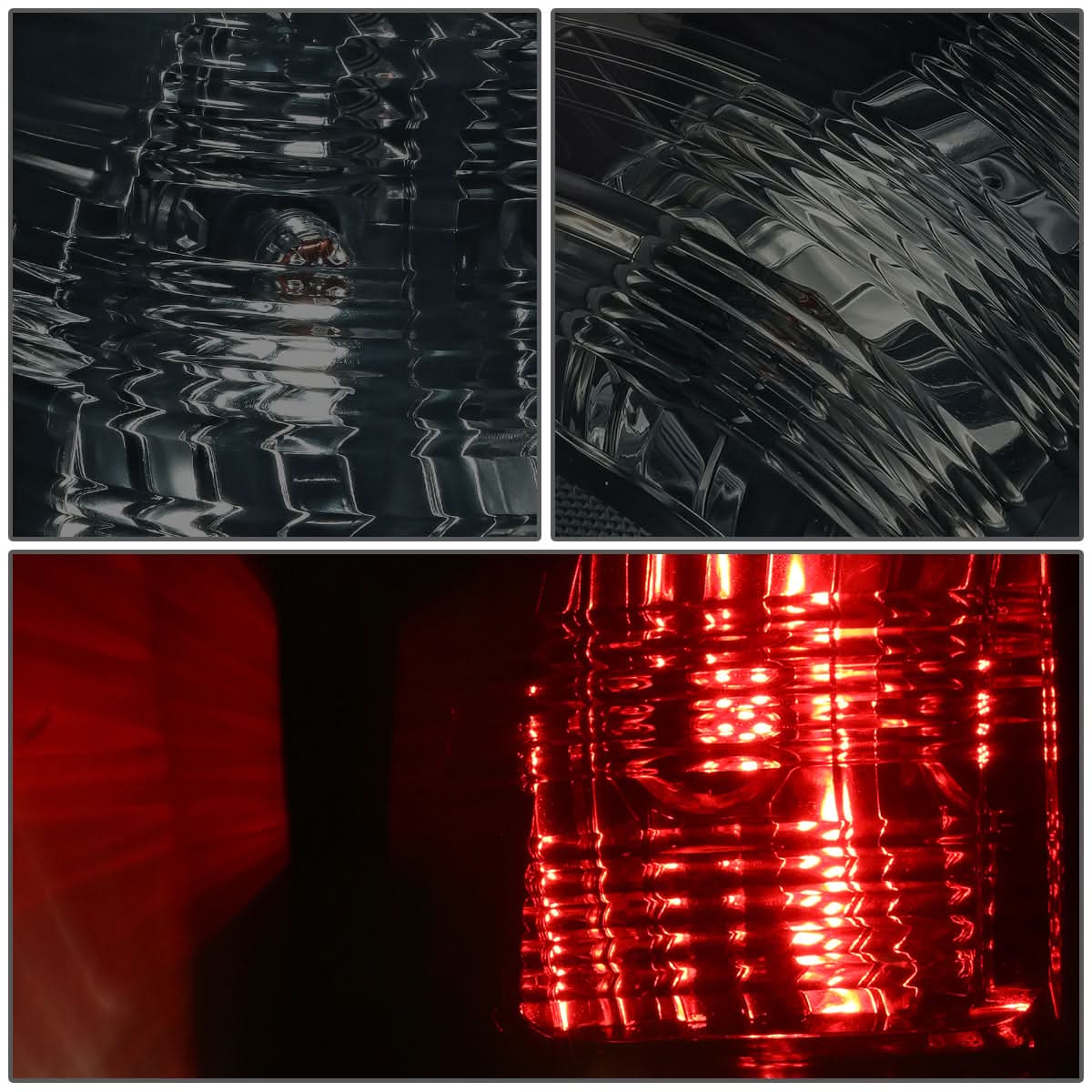 09-22 Dodge Ram LED Tail Lights - Black Smoke (Halogen Models)