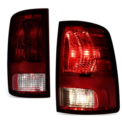 2009-2022 Dodge Ram LED Tail Lights Dark Red Pair
