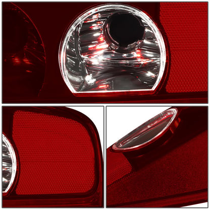 04-12 Chevrolet Colorado / GMC Canyon Dark Red Tail Lights Set