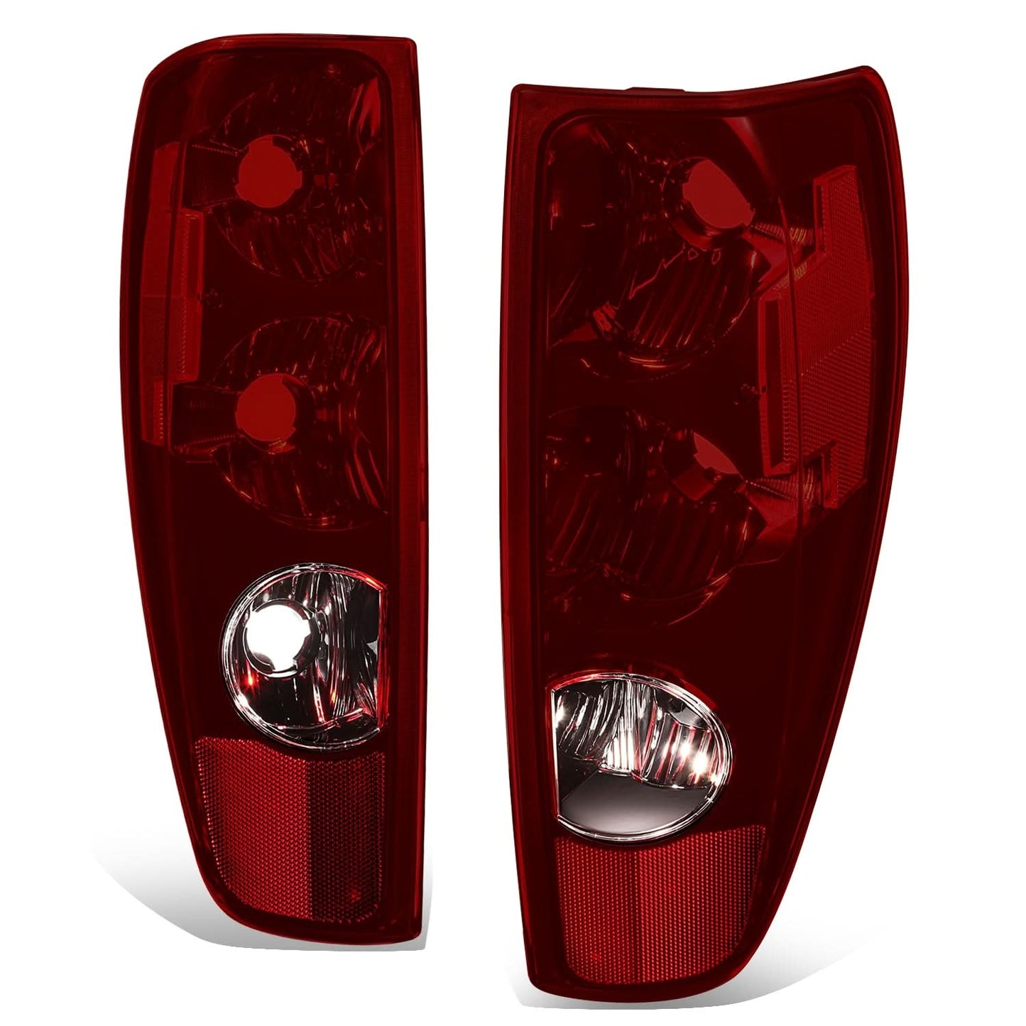 04-12 Chevrolet Colorado / GMC Canyon Dark Red Tail Lights Set