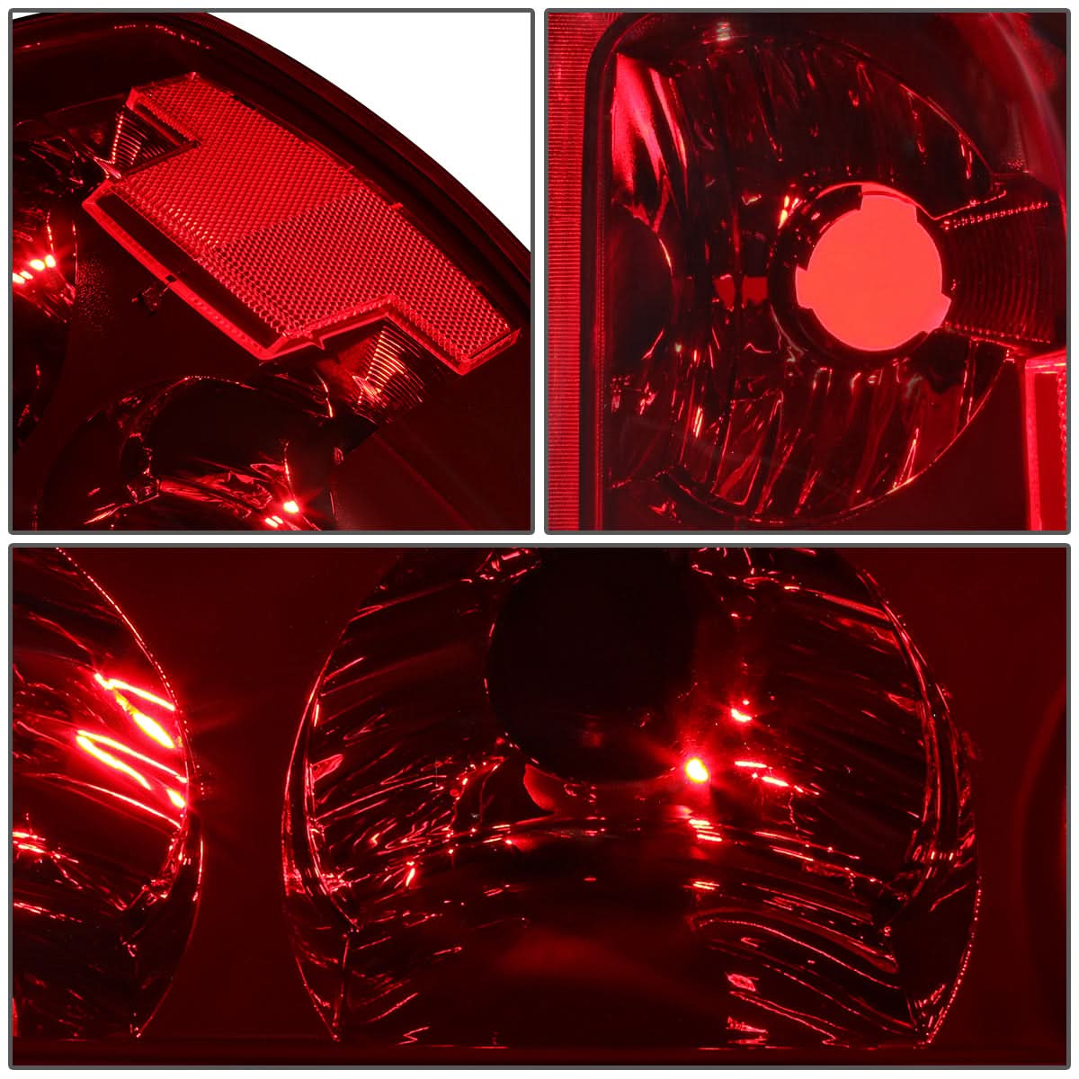 04-12 Chevrolet Colorado / GMC Canyon LED Tail Lights - Red Pair