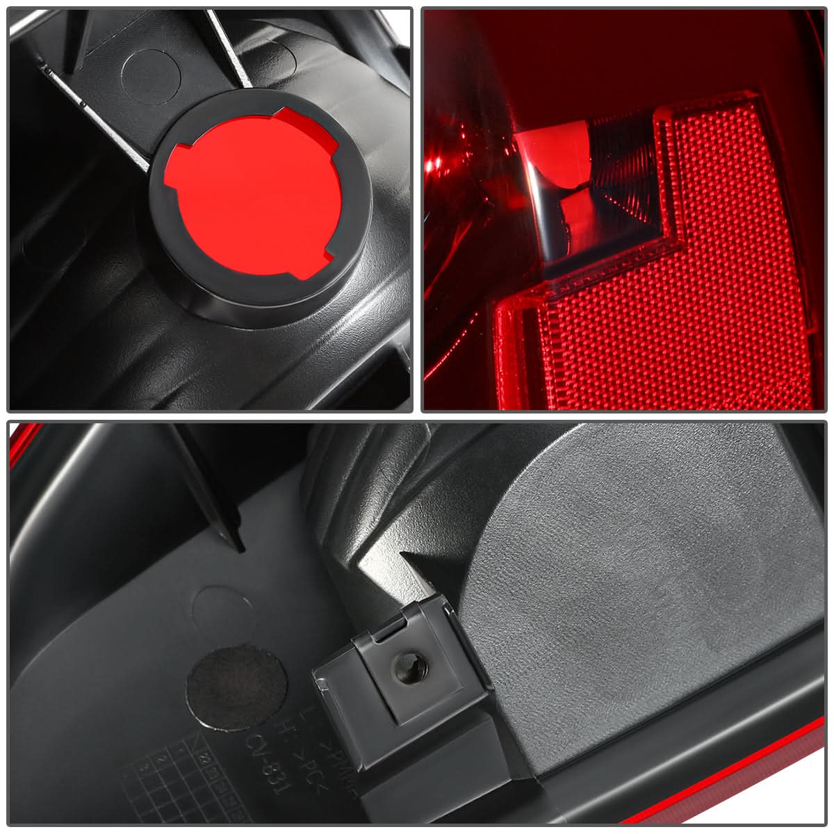 04-12 Chevrolet Colorado / GMC Canyon LED Tail Lights - Red Pair