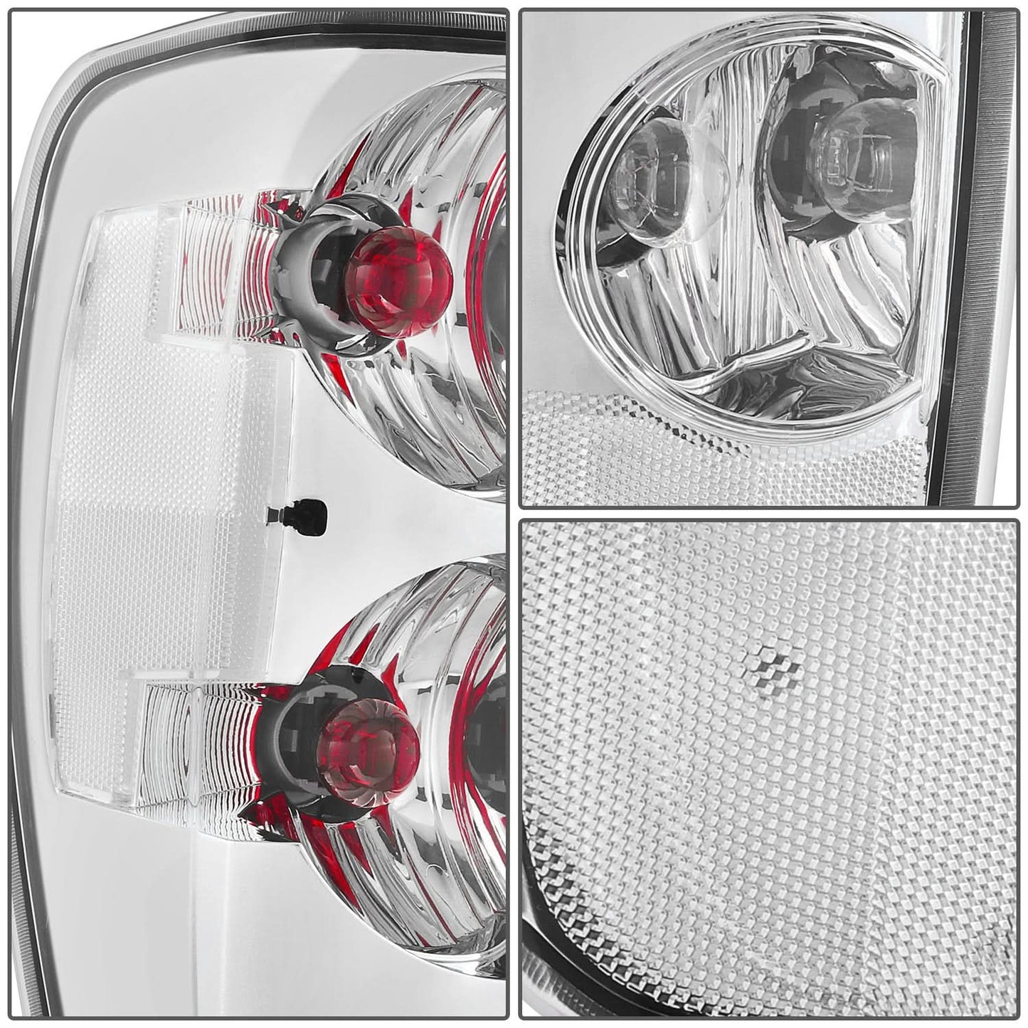 04-12 Chevrolet Colorado / GMC Canyon Chrome Clear Tail Lights