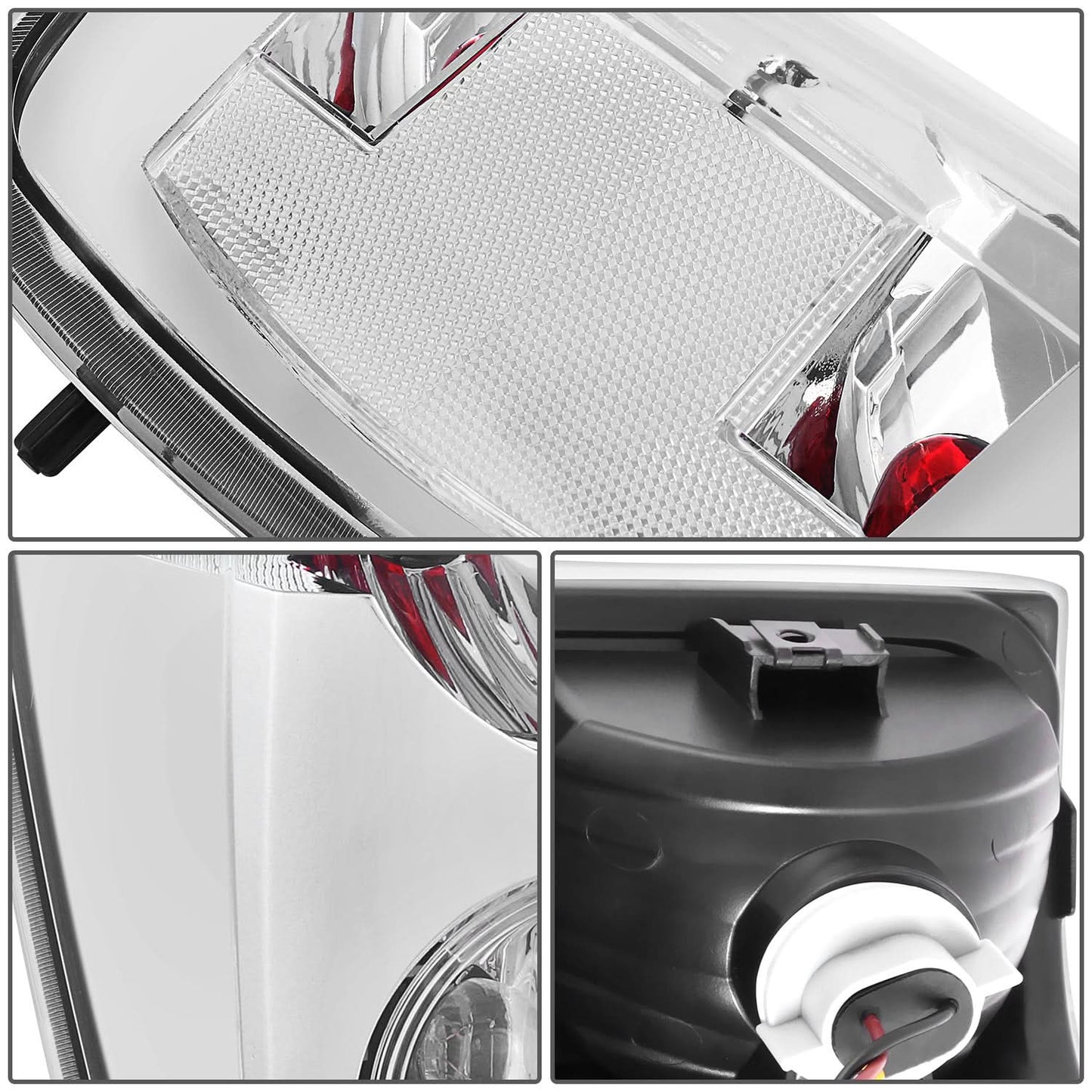 04-12 Chevrolet Colorado / GMC Canyon Chrome Clear Tail Lights