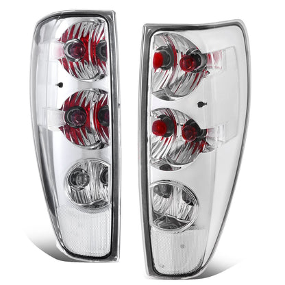 04-12 Chevrolet Colorado / GMC Canyon Chrome Clear Tail Lights