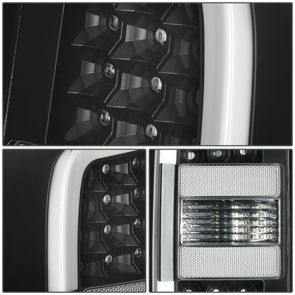 15-22 Chevrolet Colorado Black LED Tail Lights - Clear Lens