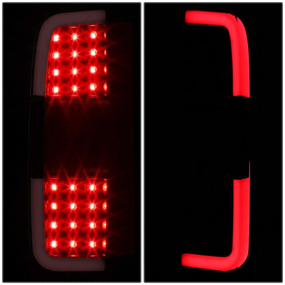 15-22 Chevrolet Colorado Black LED Tail Lights - Clear Lens
