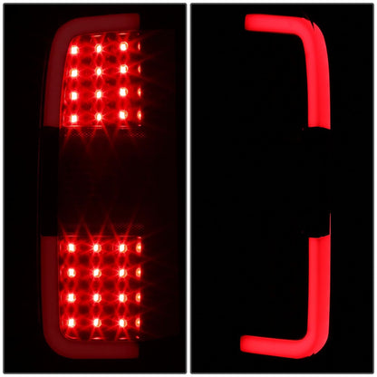 2015-2022 Chevrolet Colorado Black LED Tail Lights Red Clear Lens